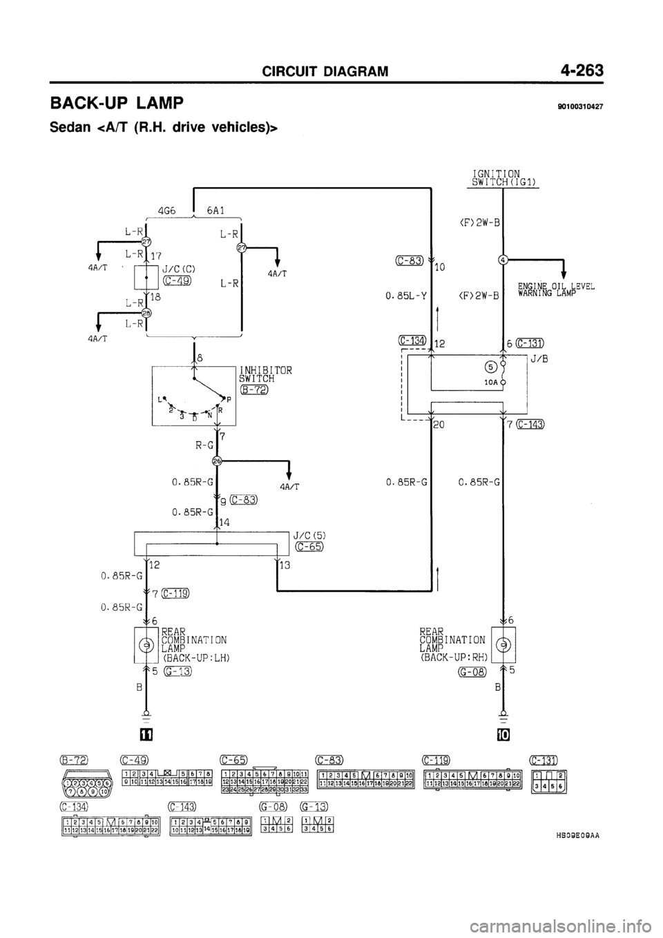 MITSUBISHI GALANT 1997 8.G Electrical Wiring Diagram Workshop Manual MITSUBISHI GALANT 1997 8.G Electrical Wiring Diagram Workshop Manual