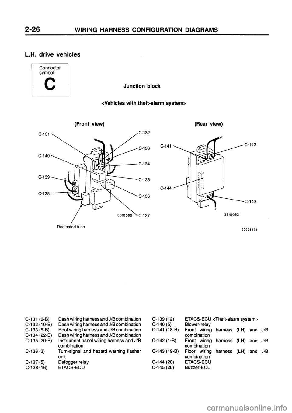 MITSUBISHI GALANT 1997 8.G Electrical Wiring Diagram Service Manual 