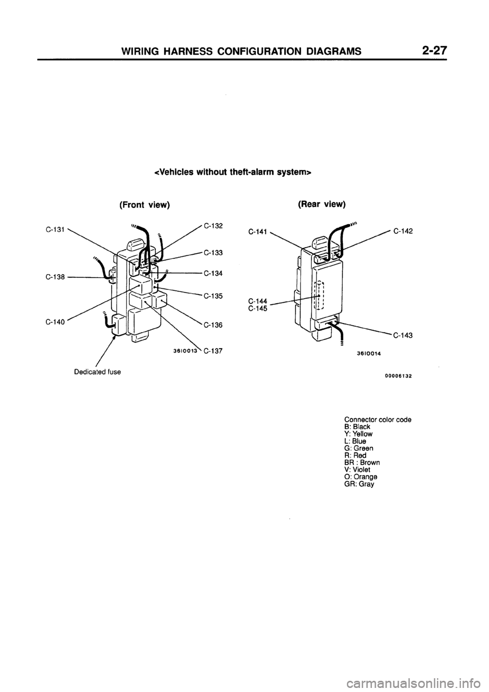 MITSUBISHI GALANT 1997 8.G Electrical Wiring Diagram Service Manual 