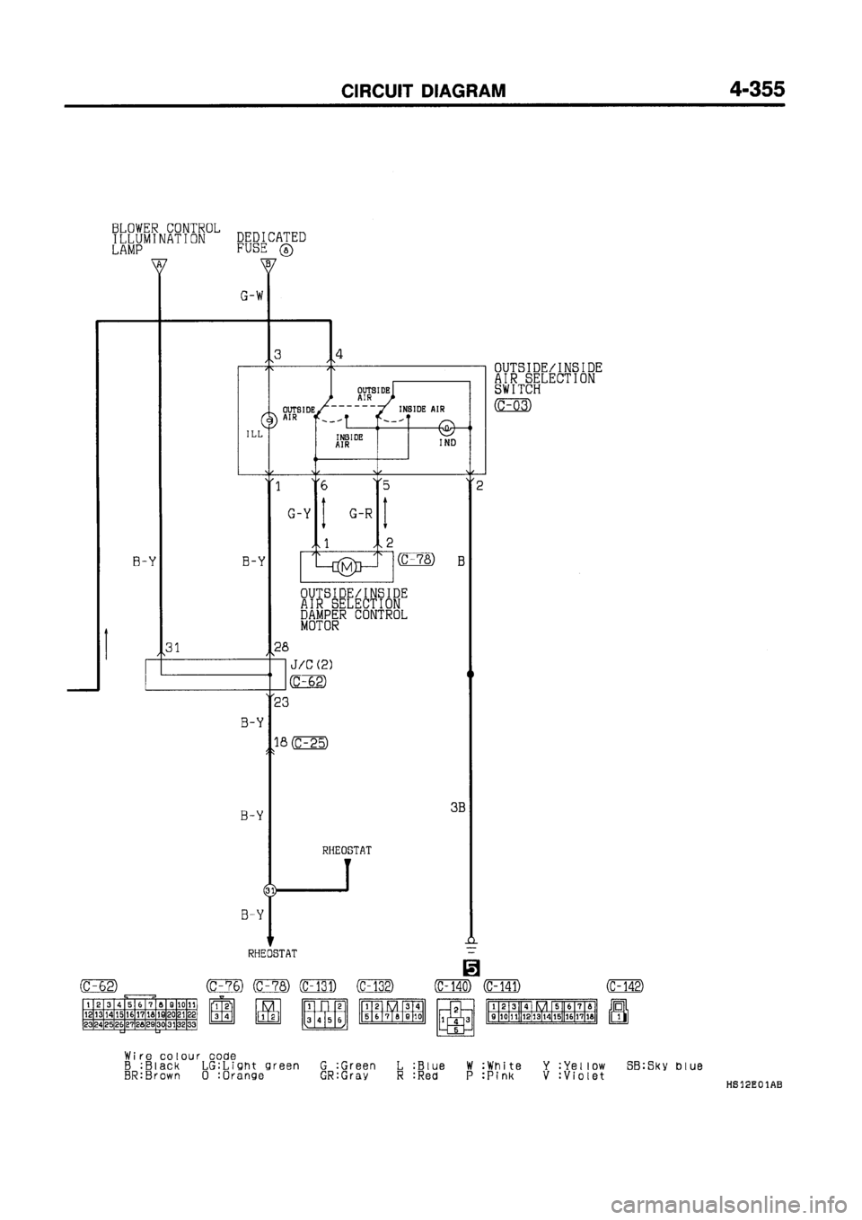 MITSUBISHI GALANT 1997 8.G Electrical Wiring Diagram Workshop Manual MITSUBISHI GALANT 1997 8.G Electrical Wiring Diagram Workshop Manual