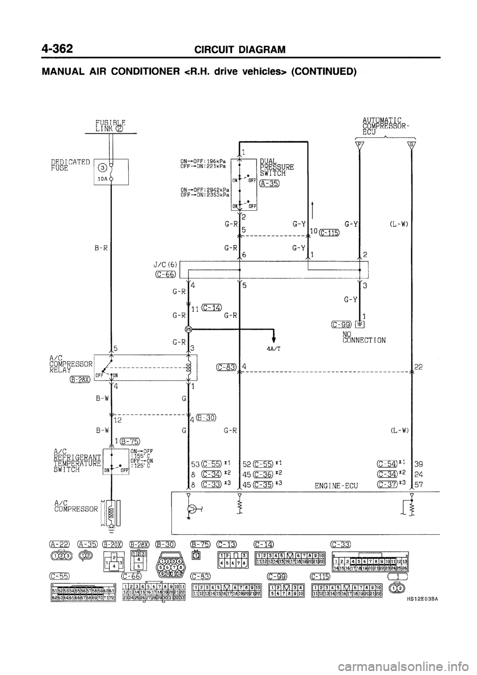 MITSUBISHI GALANT 1997 8.G Electrical Wiring Diagram Workshop Manual MITSUBISHI GALANT 1997 8.G Electrical Wiring Diagram Workshop Manual