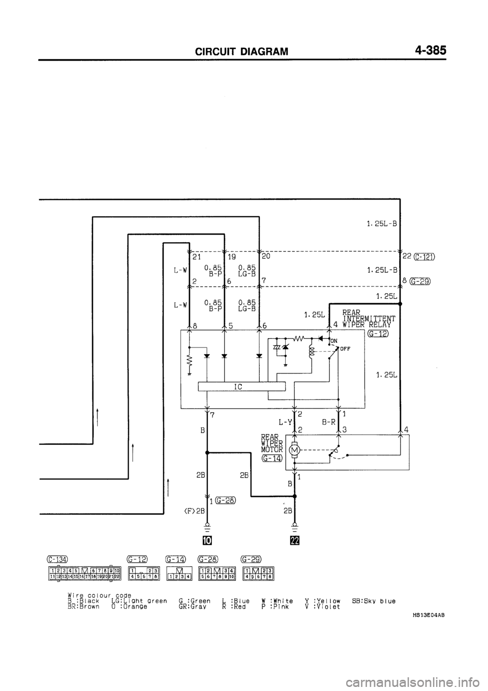 MITSUBISHI GALANT 1997 8.G Electrical Wiring Diagram Workshop Manual MITSUBISHI GALANT 1997 8.G Electrical Wiring Diagram Workshop Manual