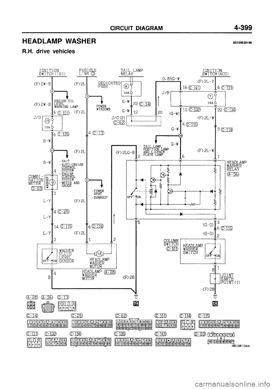MITSUBISHI GALANT 1997 8.G Electrical Wiring Diagram Workshop Manual MITSUBISHI GALANT 1997 8.G Electrical Wiring Diagram Workshop Manual