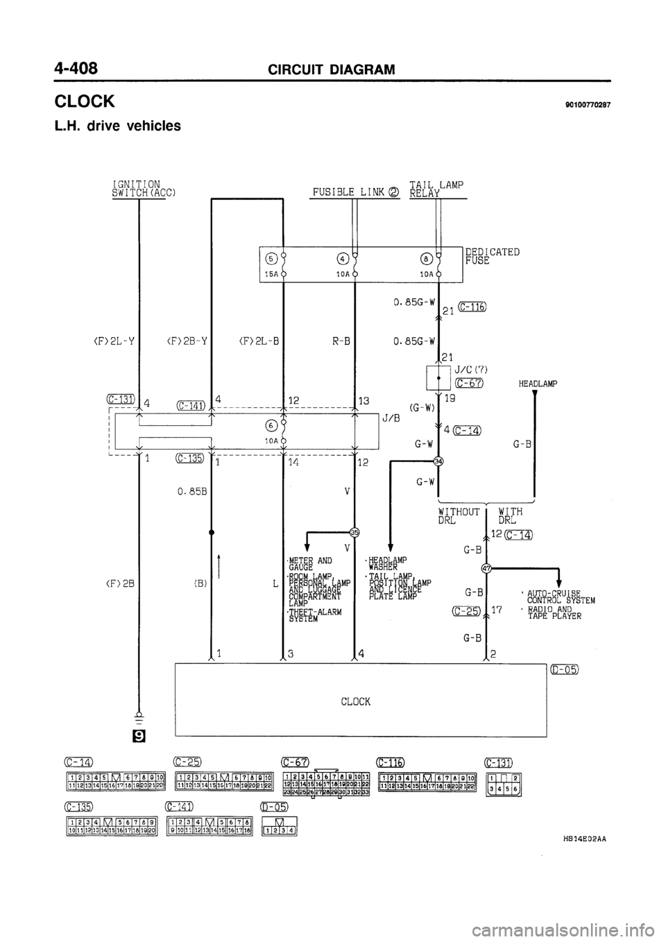 MITSUBISHI GALANT 1997 8.G Electrical Wiring Diagram Workshop Manual MITSUBISHI GALANT 1997 8.G Electrical Wiring Diagram Workshop Manual
