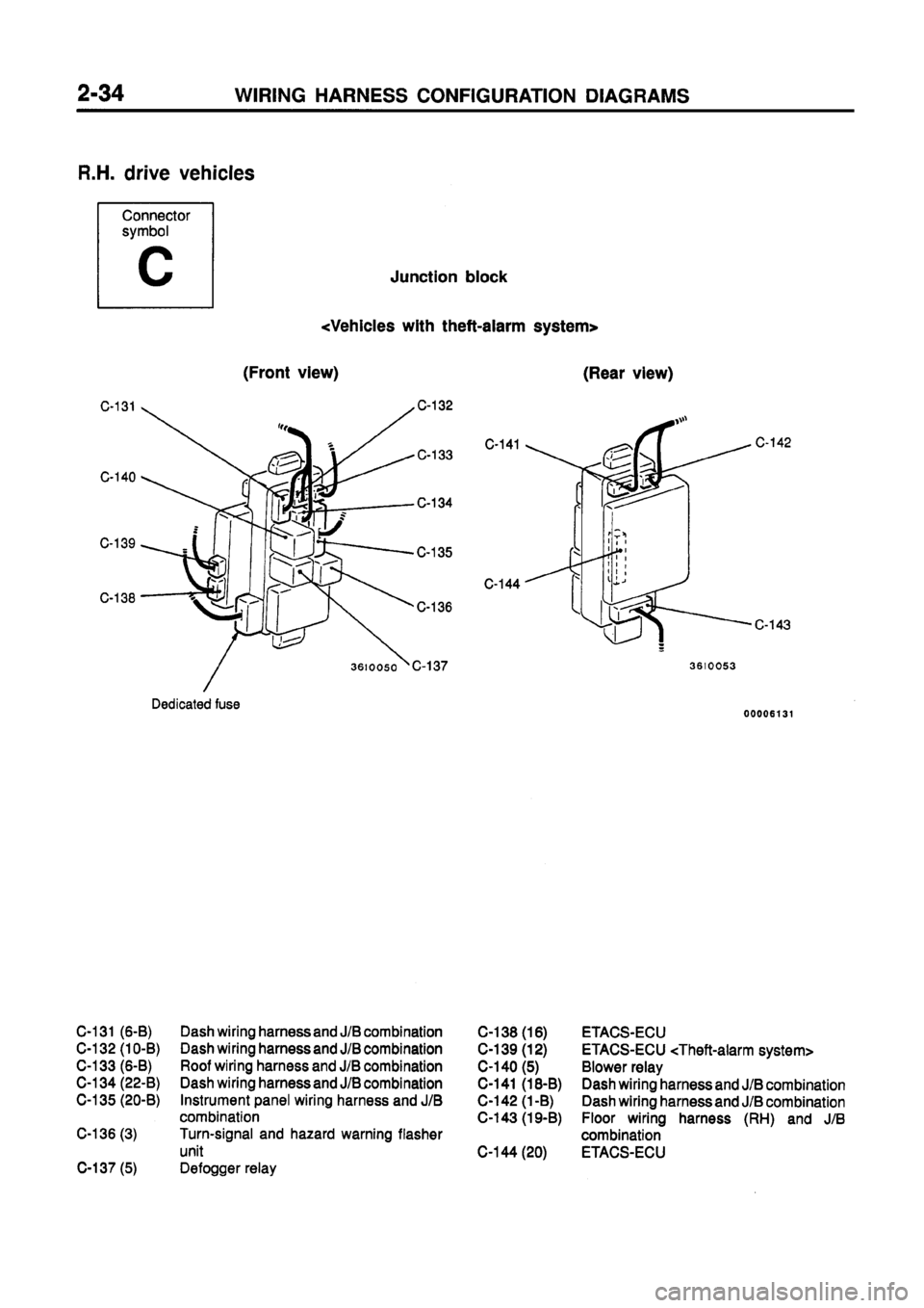 MITSUBISHI GALANT 1997 8.G Electrical Wiring Diagram Repair Manual 