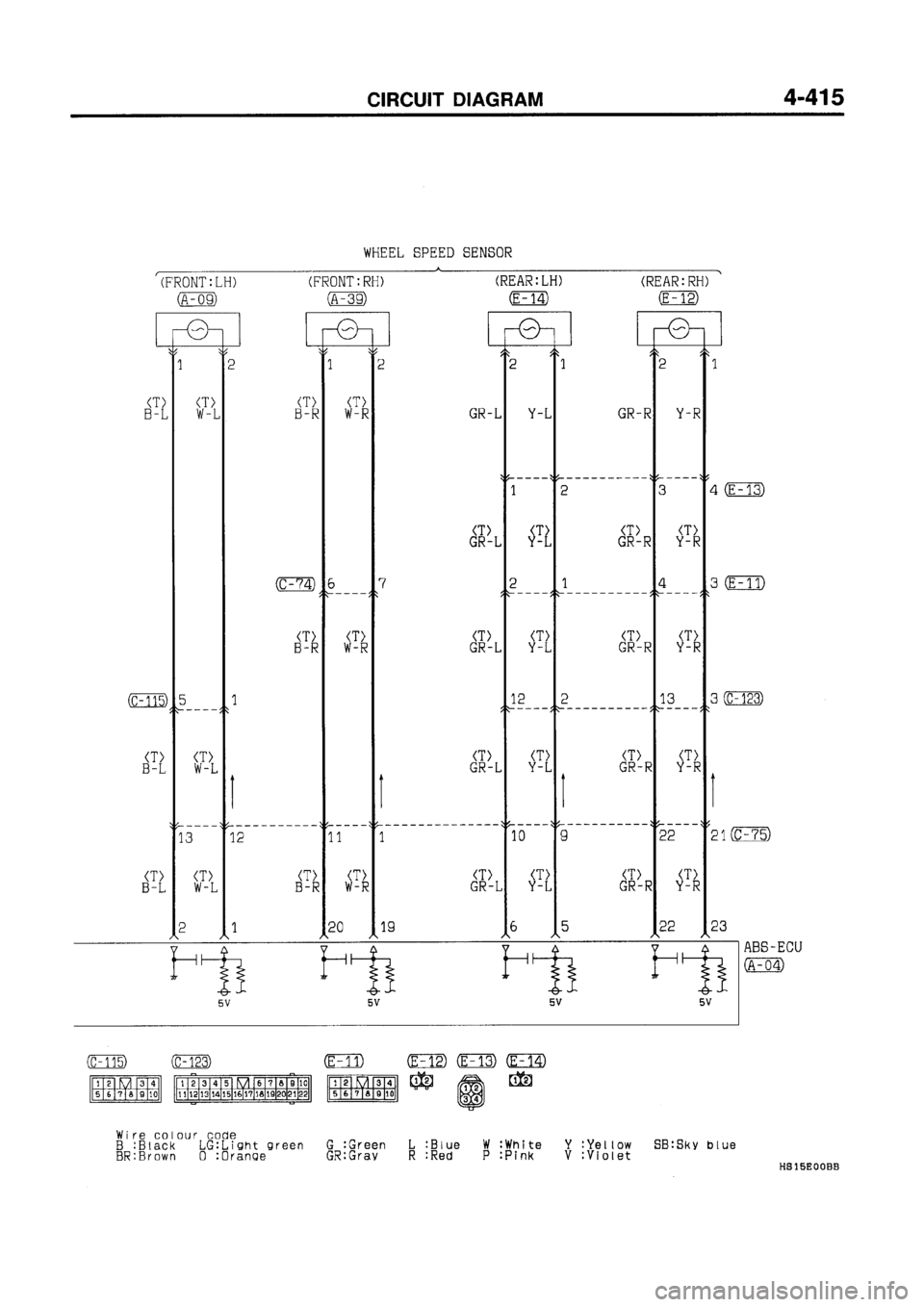 MITSUBISHI GALANT 1997 8.G Electrical Wiring Diagram Workshop Manual MITSUBISHI GALANT 1997 8.G Electrical Wiring Diagram Workshop Manual
