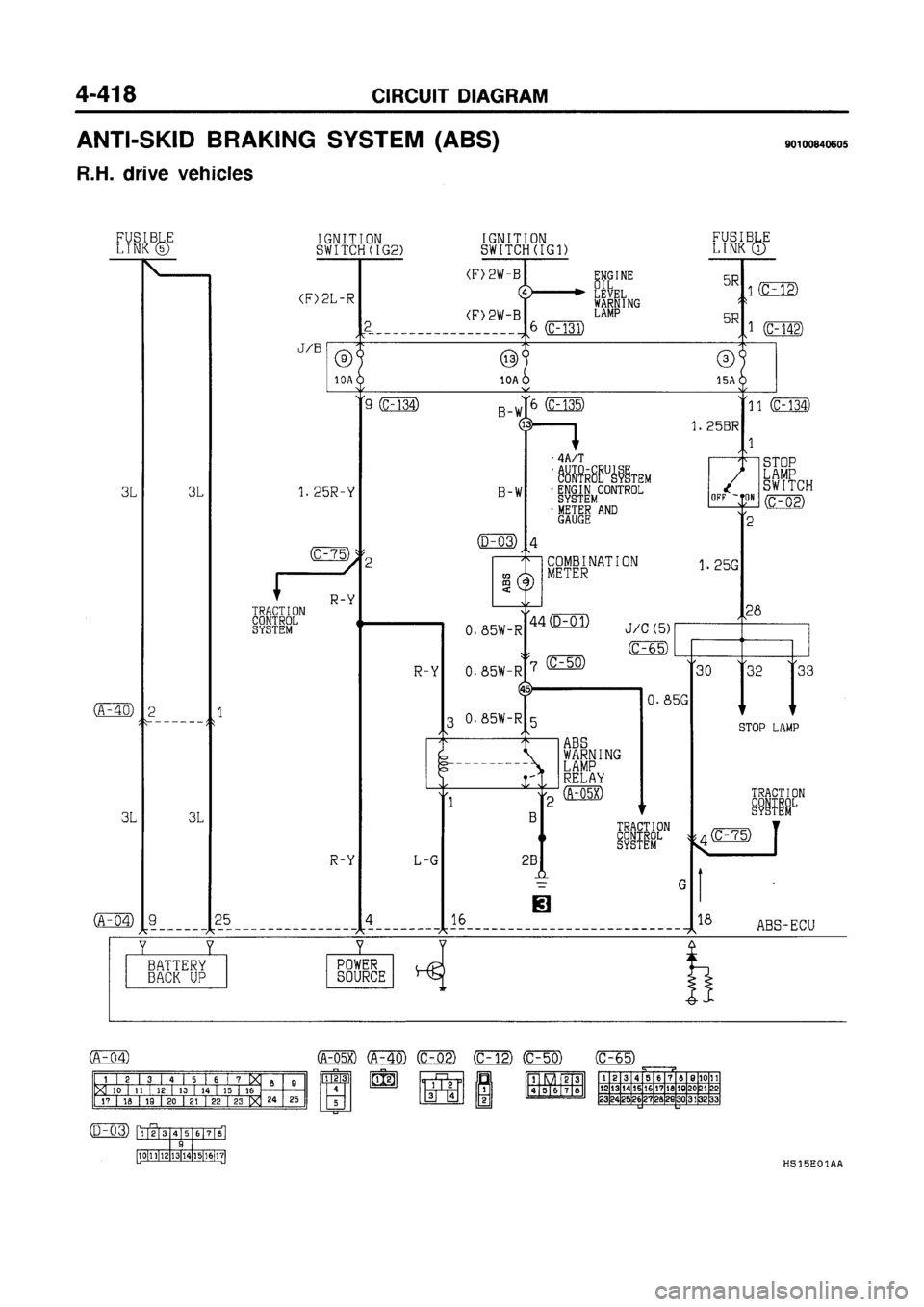 MITSUBISHI GALANT 1997 8.G Electrical Wiring Diagram Workshop Manual MITSUBISHI GALANT 1997 8.G Electrical Wiring Diagram Workshop Manual