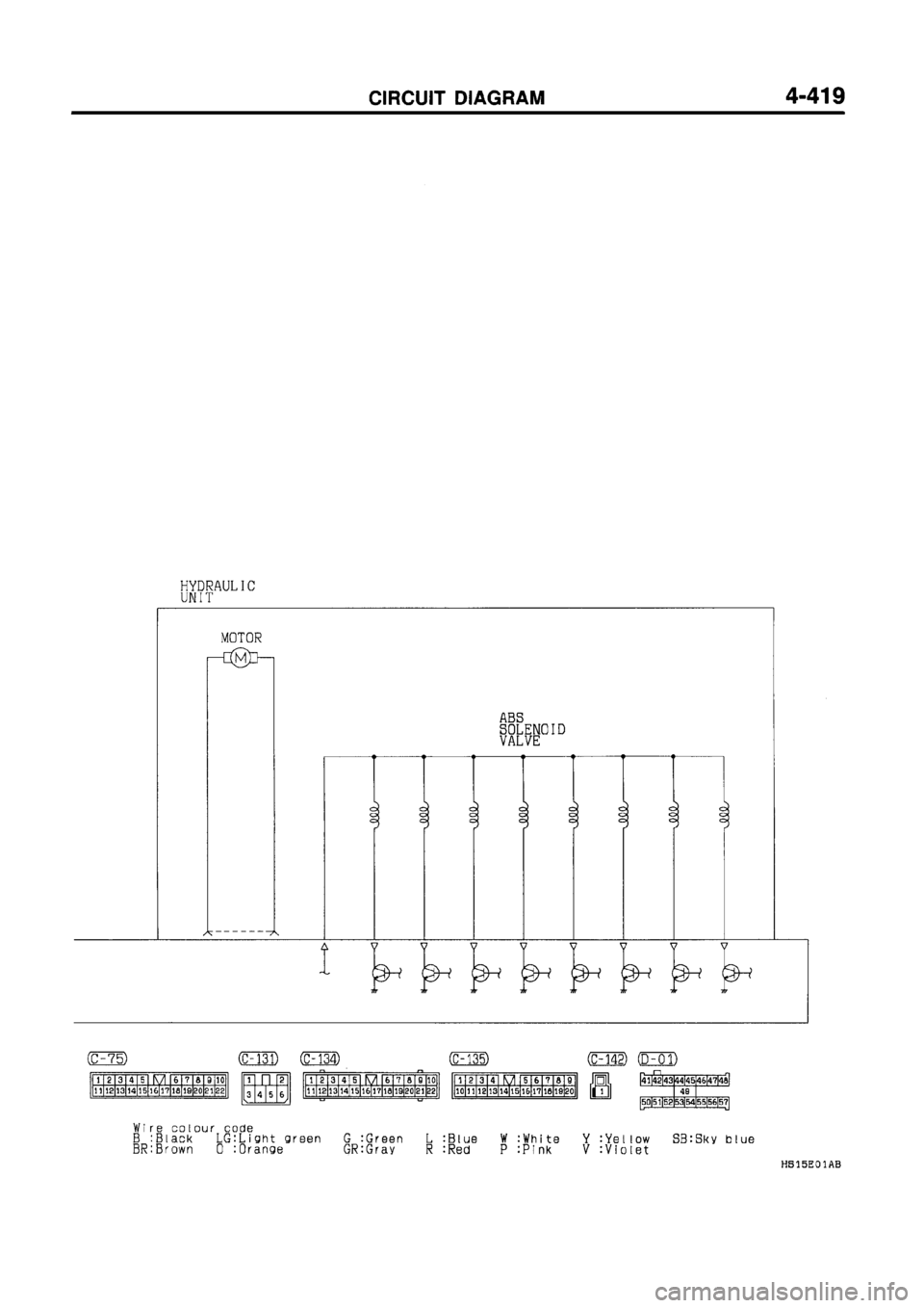 MITSUBISHI GALANT 1997 8.G Electrical Wiring Diagram Workshop Manual MITSUBISHI GALANT 1997 8.G Electrical Wiring Diagram Workshop Manual