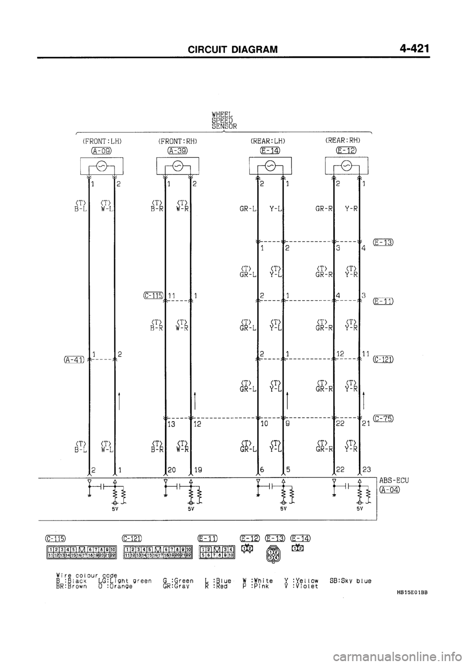 MITSUBISHI GALANT 1997 8.G Electrical Wiring Diagram Workshop Manual MITSUBISHI GALANT 1997 8.G Electrical Wiring Diagram Workshop Manual