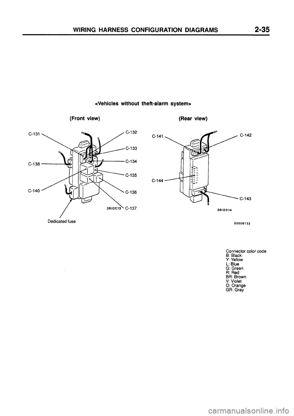 MITSUBISHI GALANT 1997 8.G Electrical Wiring Diagram Repair Manual 