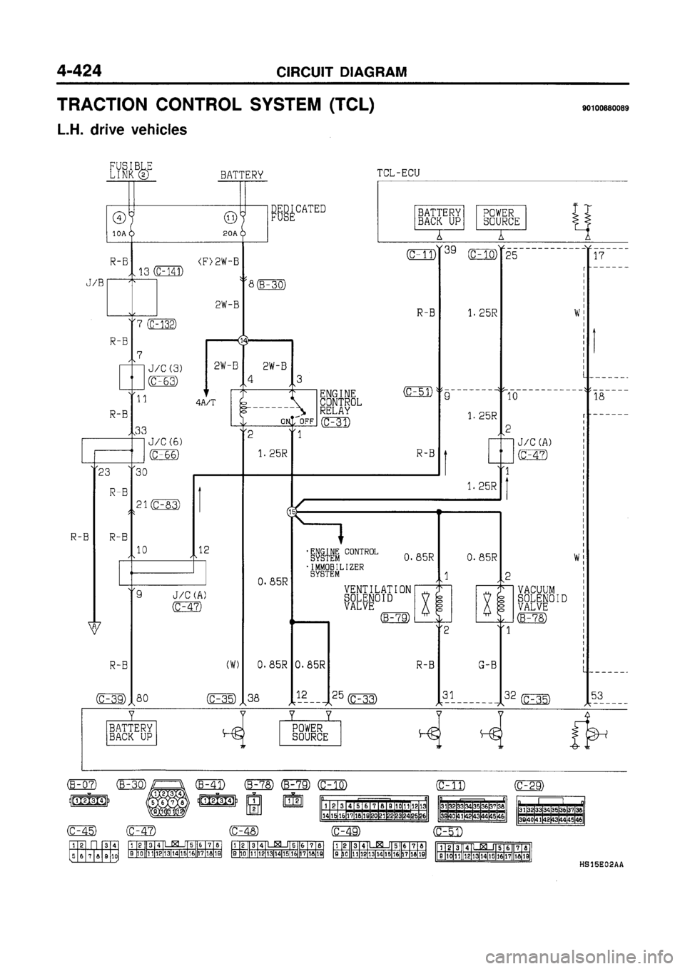 MITSUBISHI GALANT 1997 8.G Electrical Wiring Diagram Workshop Manual MITSUBISHI GALANT 1997 8.G Electrical Wiring Diagram Workshop Manual
