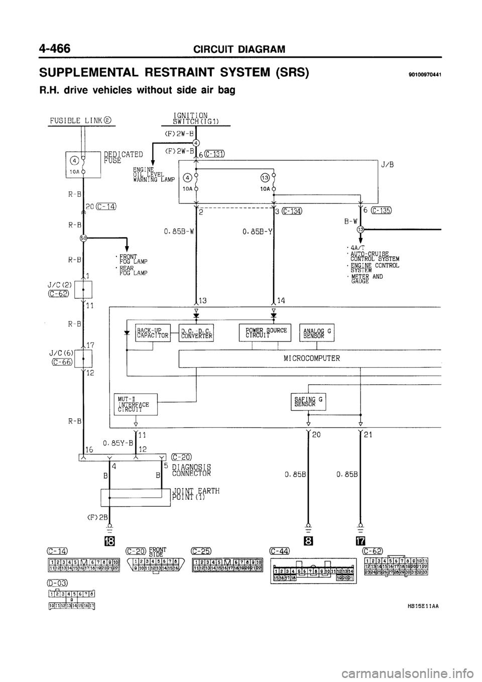 MITSUBISHI GALANT 1997 8.G Electrical Wiring Diagram Workshop Manual MITSUBISHI GALANT 1997 8.G Electrical Wiring Diagram Workshop Manual