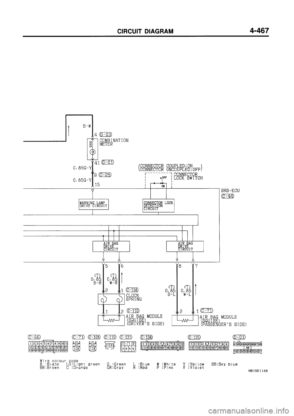 MITSUBISHI GALANT 1997 8.G Electrical Wiring Diagram Workshop Manual MITSUBISHI GALANT 1997 8.G Electrical Wiring Diagram Workshop Manual