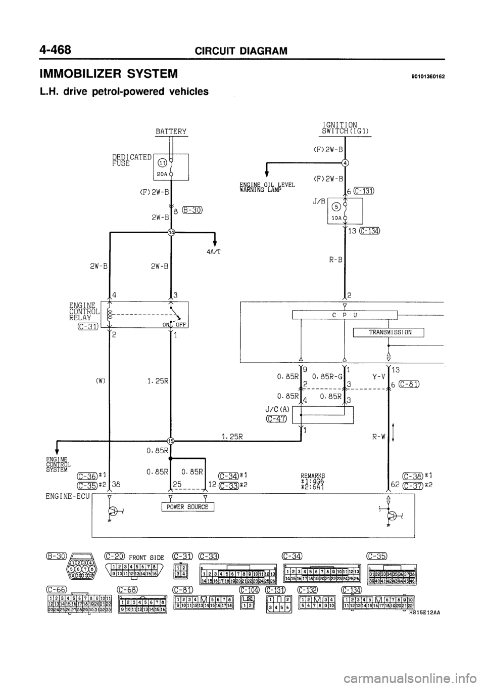 MITSUBISHI GALANT 1997 8.G Electrical Wiring Diagram Workshop Manual MITSUBISHI GALANT 1997 8.G Electrical Wiring Diagram Workshop Manual
