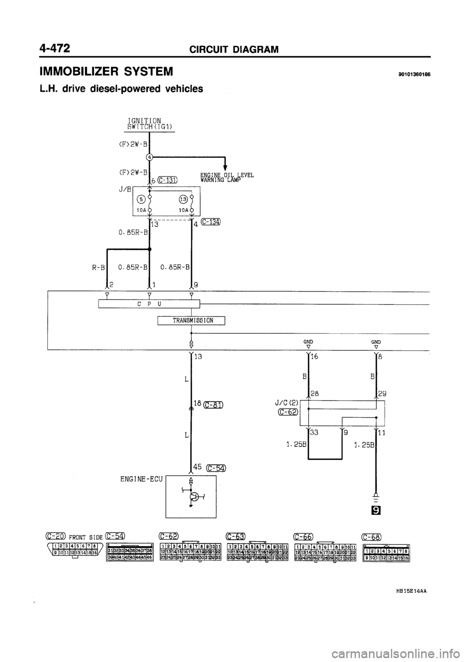 MITSUBISHI GALANT 1997 8.G Electrical Wiring Diagram Workshop Manual MITSUBISHI GALANT 1997 8.G Electrical Wiring Diagram Workshop Manual