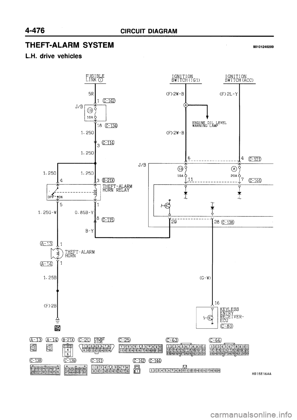 MITSUBISHI GALANT 1997 8.G Electrical Wiring Diagram Workshop Manual MITSUBISHI GALANT 1997 8.G Electrical Wiring Diagram Workshop Manual