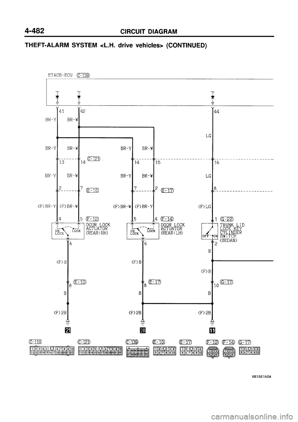 MITSUBISHI GALANT 1997 8.G Electrical Wiring Diagram Workshop Manual MITSUBISHI GALANT 1997 8.G Electrical Wiring Diagram Workshop Manual