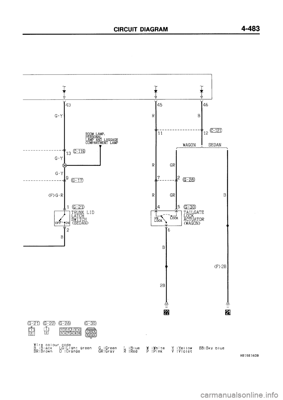 MITSUBISHI GALANT 1997 8.G Electrical Wiring Diagram Workshop Manual MITSUBISHI GALANT 1997 8.G Electrical Wiring Diagram Workshop Manual