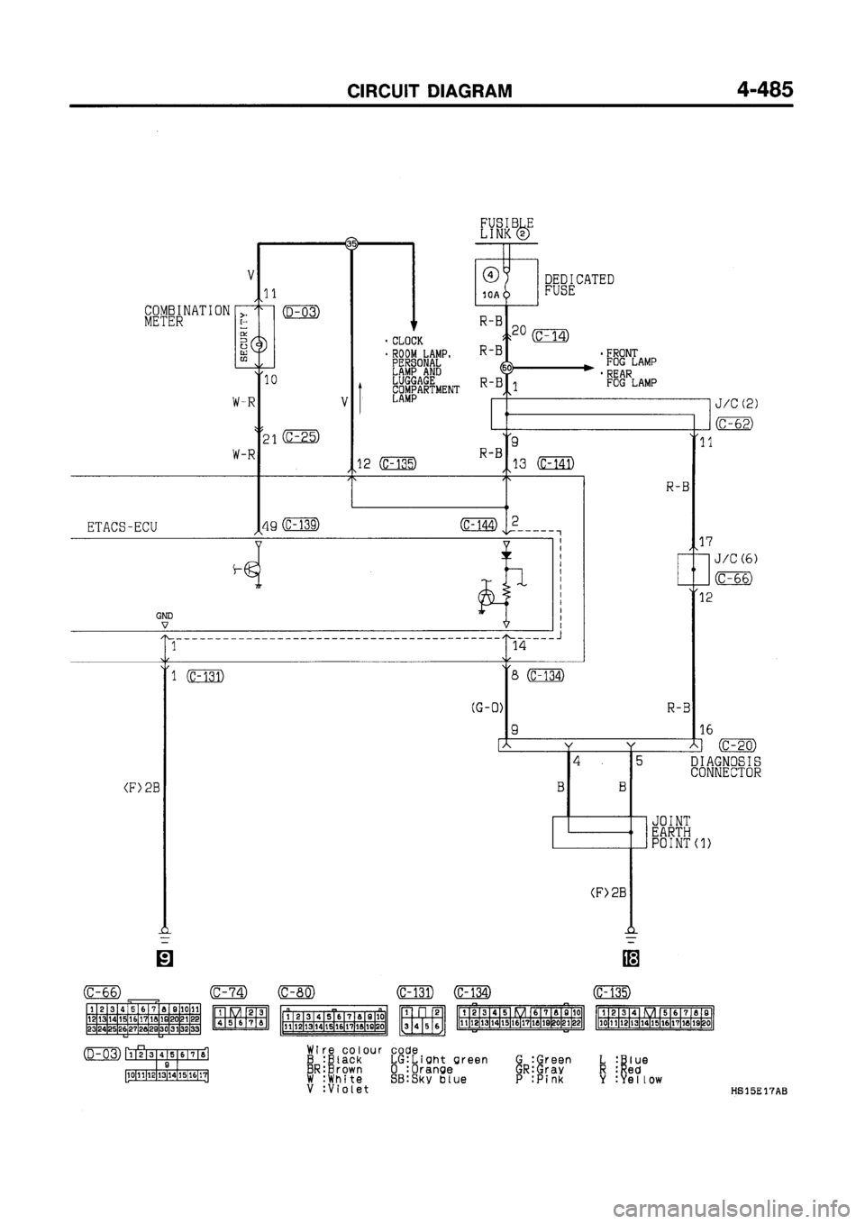 MITSUBISHI GALANT 1997 8.G Electrical Wiring Diagram Workshop Manual MITSUBISHI GALANT 1997 8.G Electrical Wiring Diagram Workshop Manual