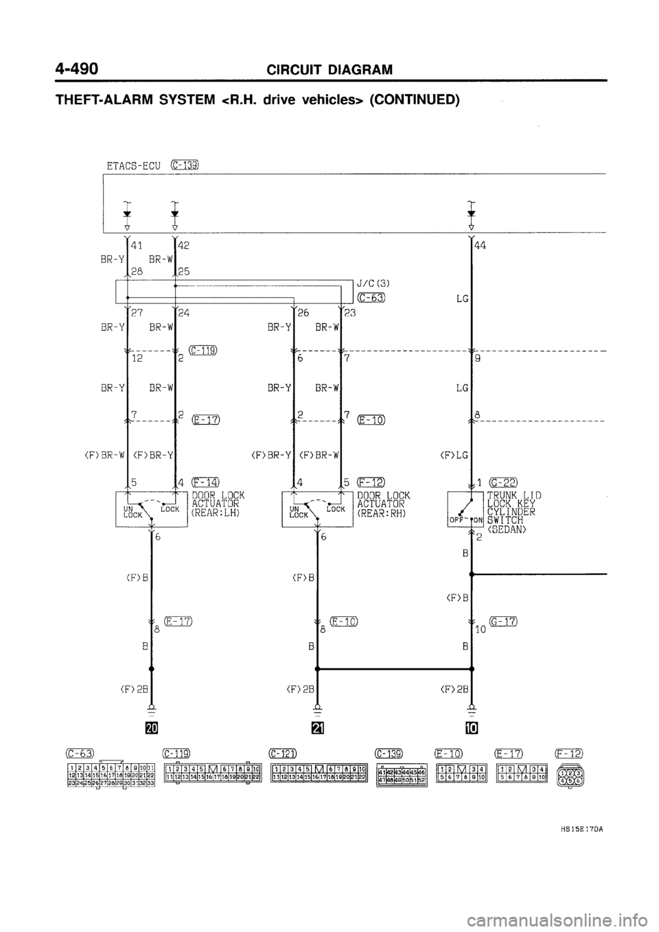 MITSUBISHI GALANT 1997 8.G Electrical Wiring Diagram Workshop Manual MITSUBISHI GALANT 1997 8.G Electrical Wiring Diagram Workshop Manual