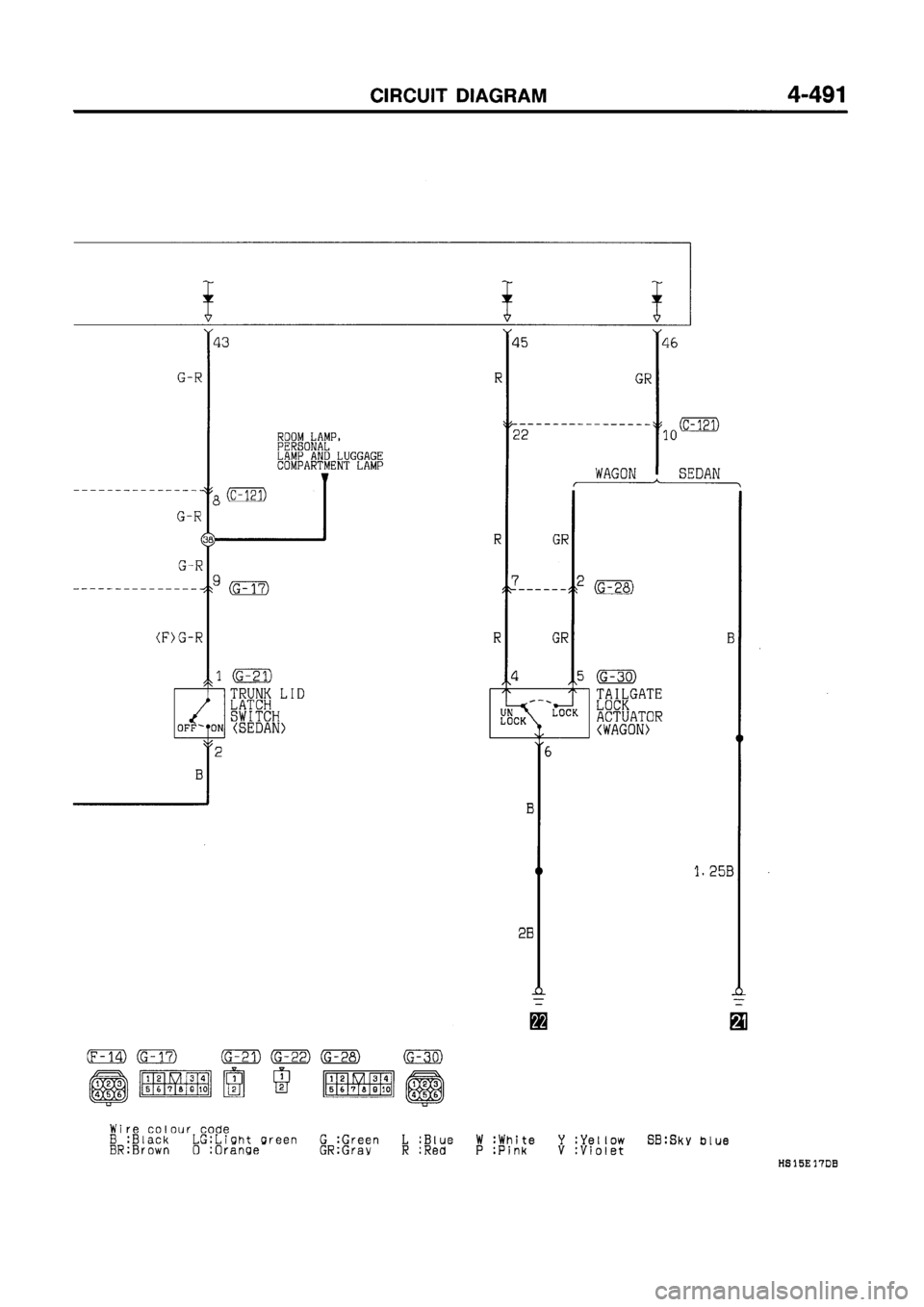 MITSUBISHI GALANT 1997 8.G Electrical Wiring Diagram Workshop Manual MITSUBISHI GALANT 1997 8.G Electrical Wiring Diagram Workshop Manual