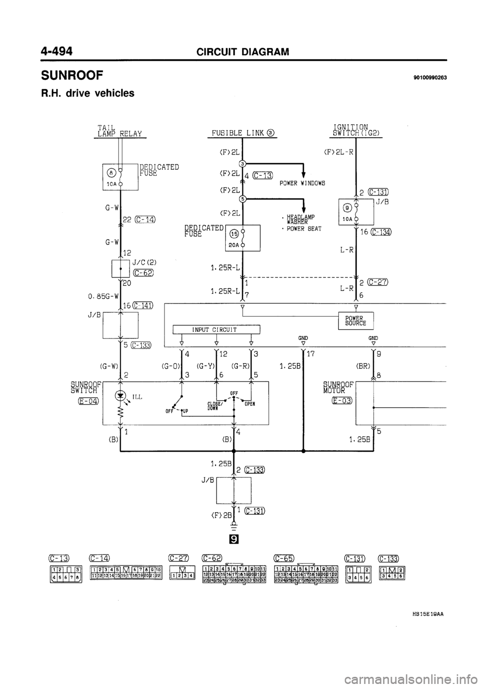 MITSUBISHI GALANT 1997 8.G Electrical Wiring Diagram Workshop Manual MITSUBISHI GALANT 1997 8.G Electrical Wiring Diagram Workshop Manual