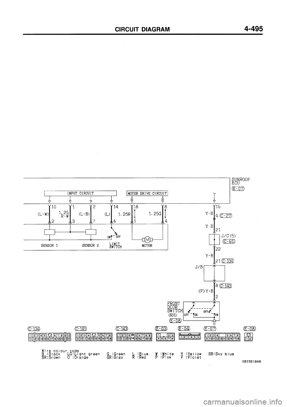 MITSUBISHI GALANT 1997 8.G Electrical Wiring Diagram Workshop Manual MITSUBISHI GALANT 1997 8.G Electrical Wiring Diagram Workshop Manual