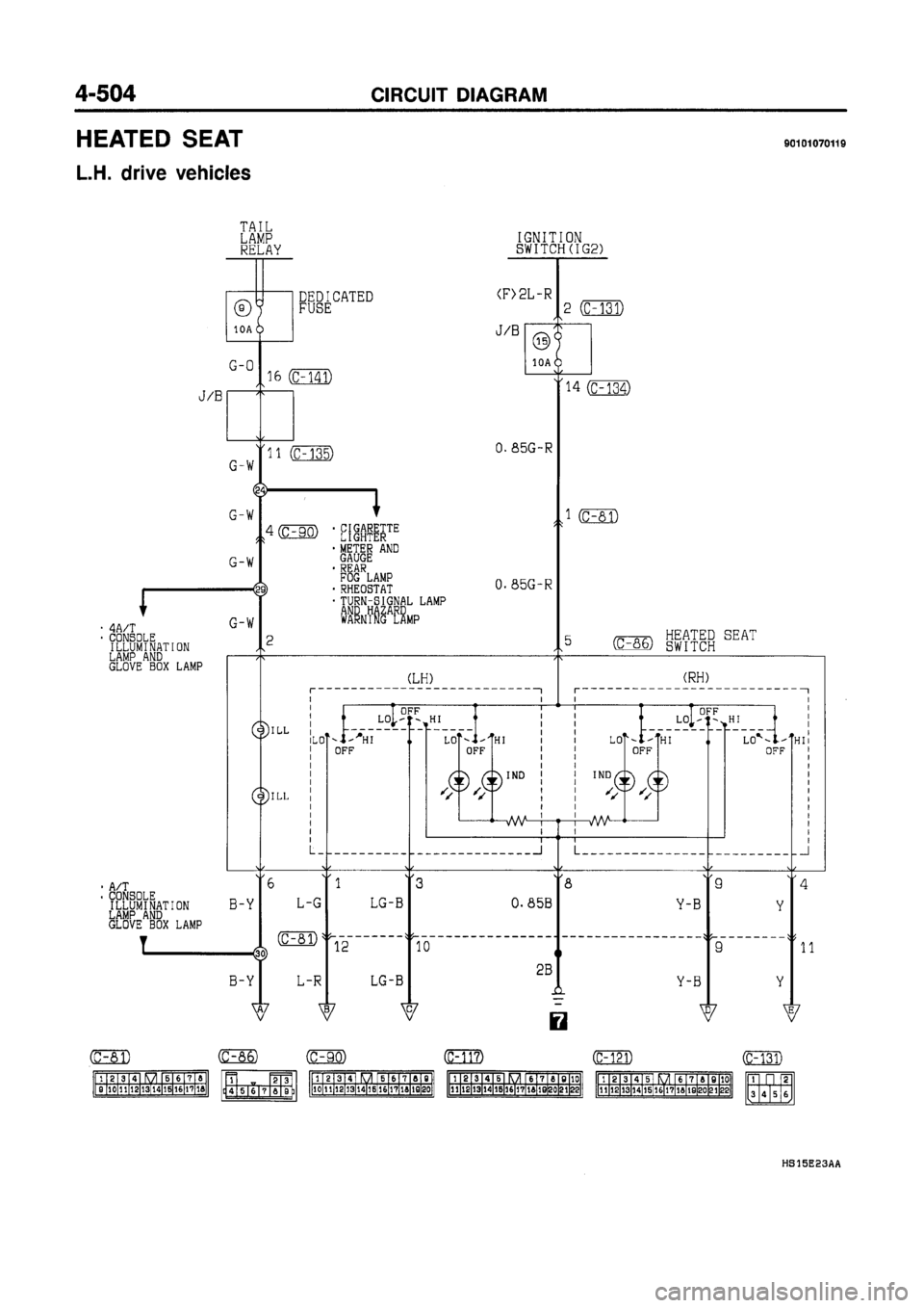 MITSUBISHI GALANT 1997 8.G Electrical Wiring Diagram Workshop Manual MITSUBISHI GALANT 1997 8.G Electrical Wiring Diagram Workshop Manual