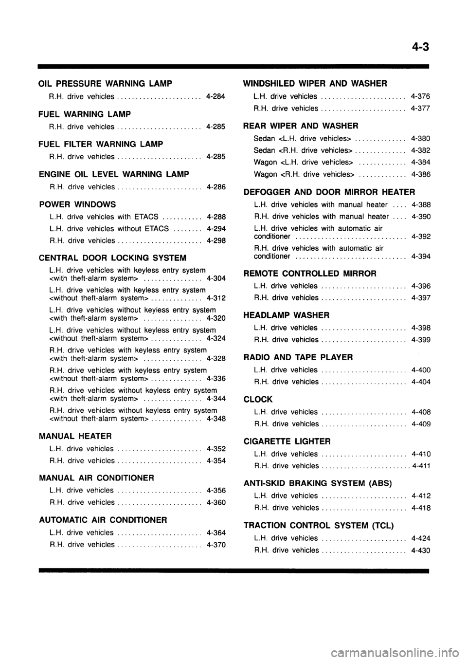 MITSUBISHI GALANT 1997 8.G Electrical Wiring Diagram Owners Manual MITSUBISHI GALANT 1997 8.G Electrical Wiring Diagram Owners Manual