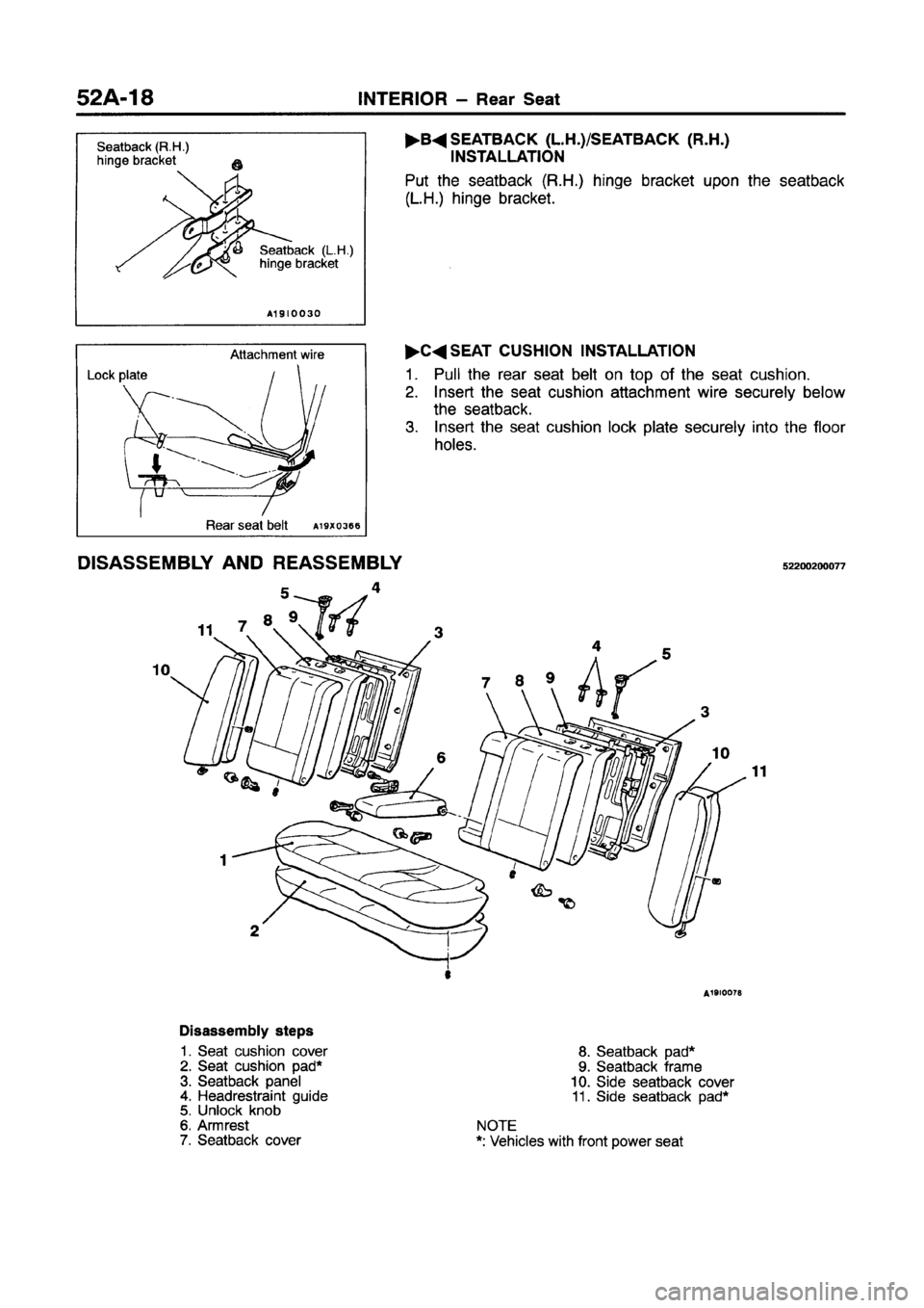 MITSUBISHI GALANT 1997 8.G Workshop Manual 