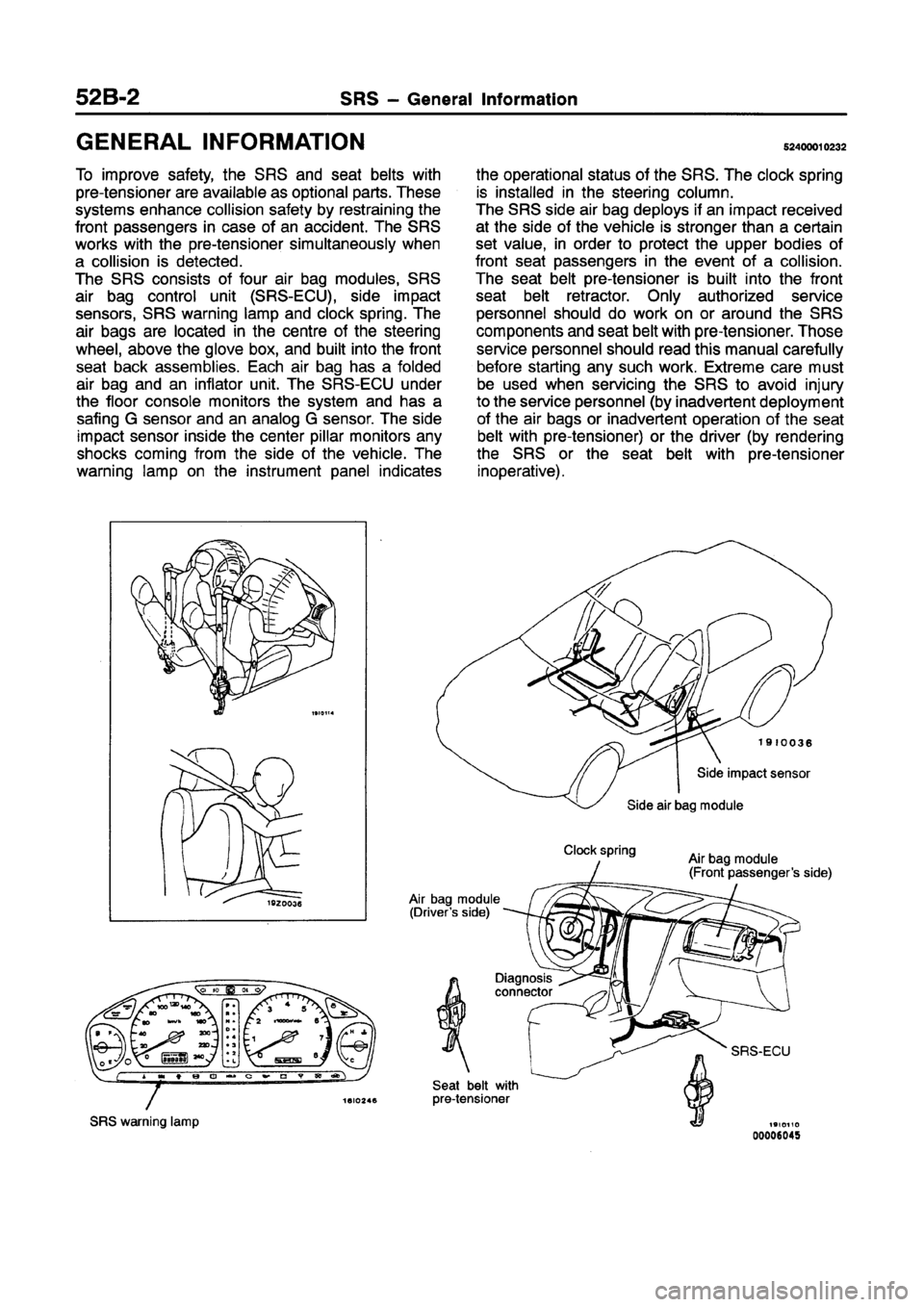 MITSUBISHI GALANT 1997 8.G Workshop Manual 