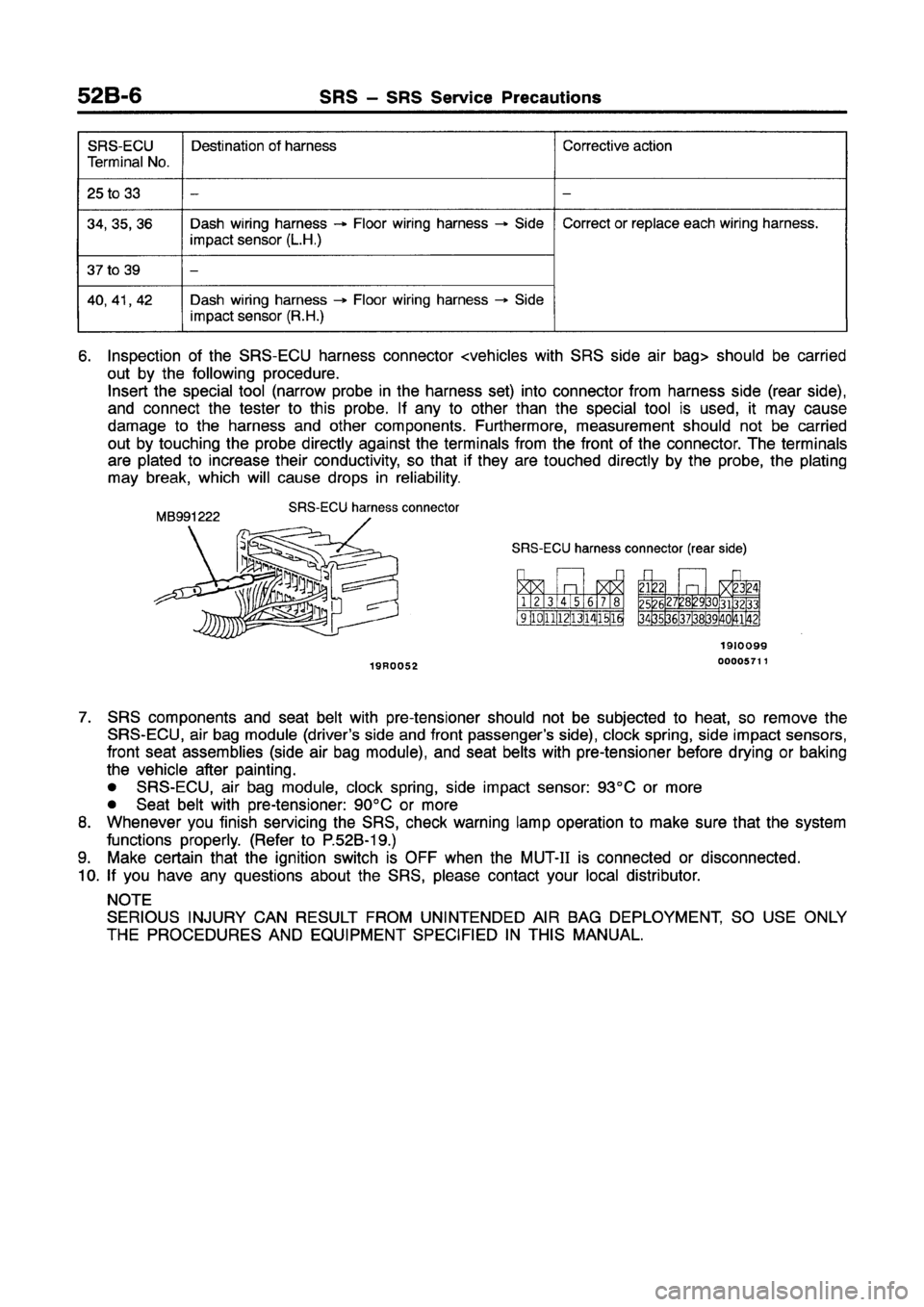 MITSUBISHI GALANT 1997 8.G Workshop Manual 