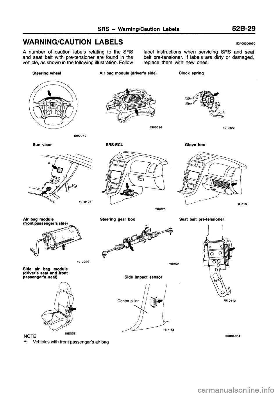 MITSUBISHI GALANT 1997 8.G Workshop Manual MITSUBISHI GALANT 1997 8.G Workshop Manual