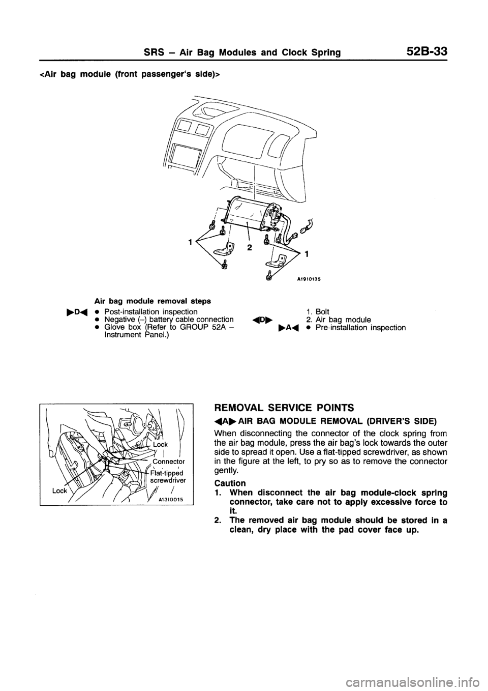 MITSUBISHI GALANT 1997 8.G Workshop Manual MITSUBISHI GALANT 1997 8.G Workshop Manual