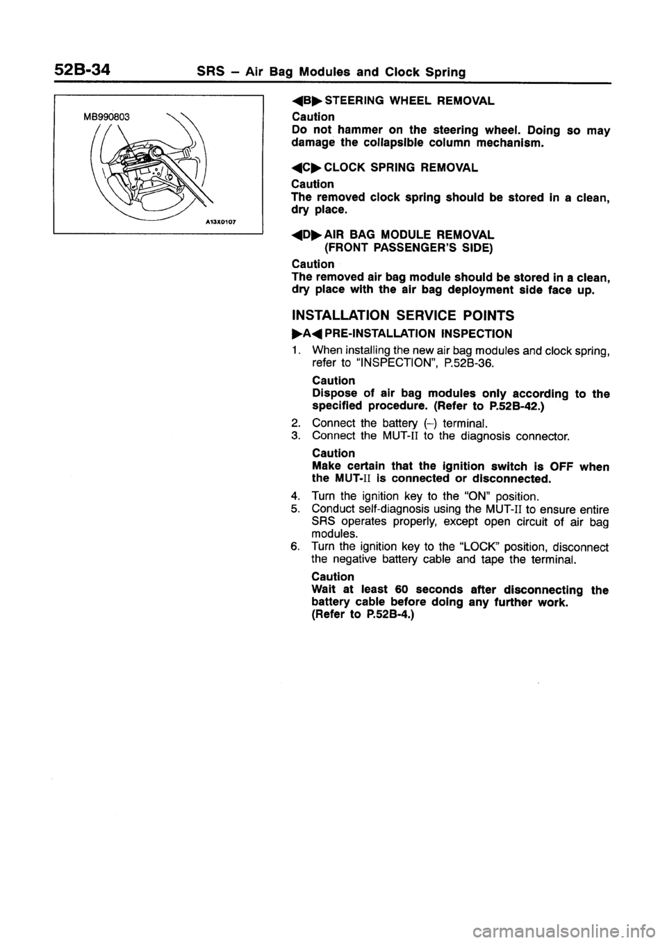 MITSUBISHI GALANT 1997 8.G Workshop Manual MITSUBISHI GALANT 1997 8.G Workshop Manual
