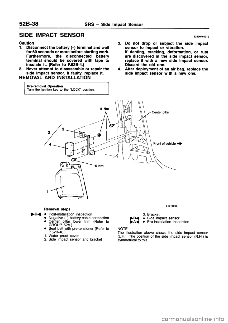 MITSUBISHI GALANT 1997 8.G Workshop Manual MITSUBISHI GALANT 1997 8.G Workshop Manual