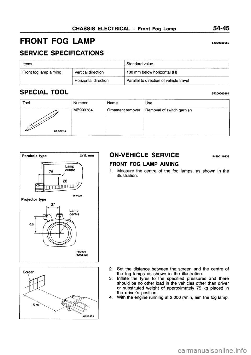 MITSUBISHI GALANT 1997 8.G Workshop Manual MITSUBISHI GALANT 1997 8.G Workshop Manual