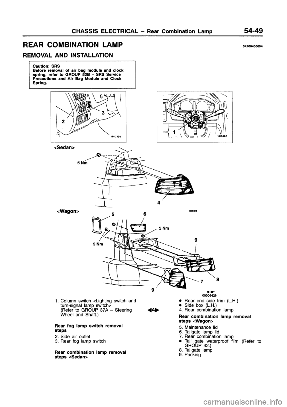 MITSUBISHI GALANT 1997 8.G Workshop Manual MITSUBISHI GALANT 1997 8.G Workshop Manual