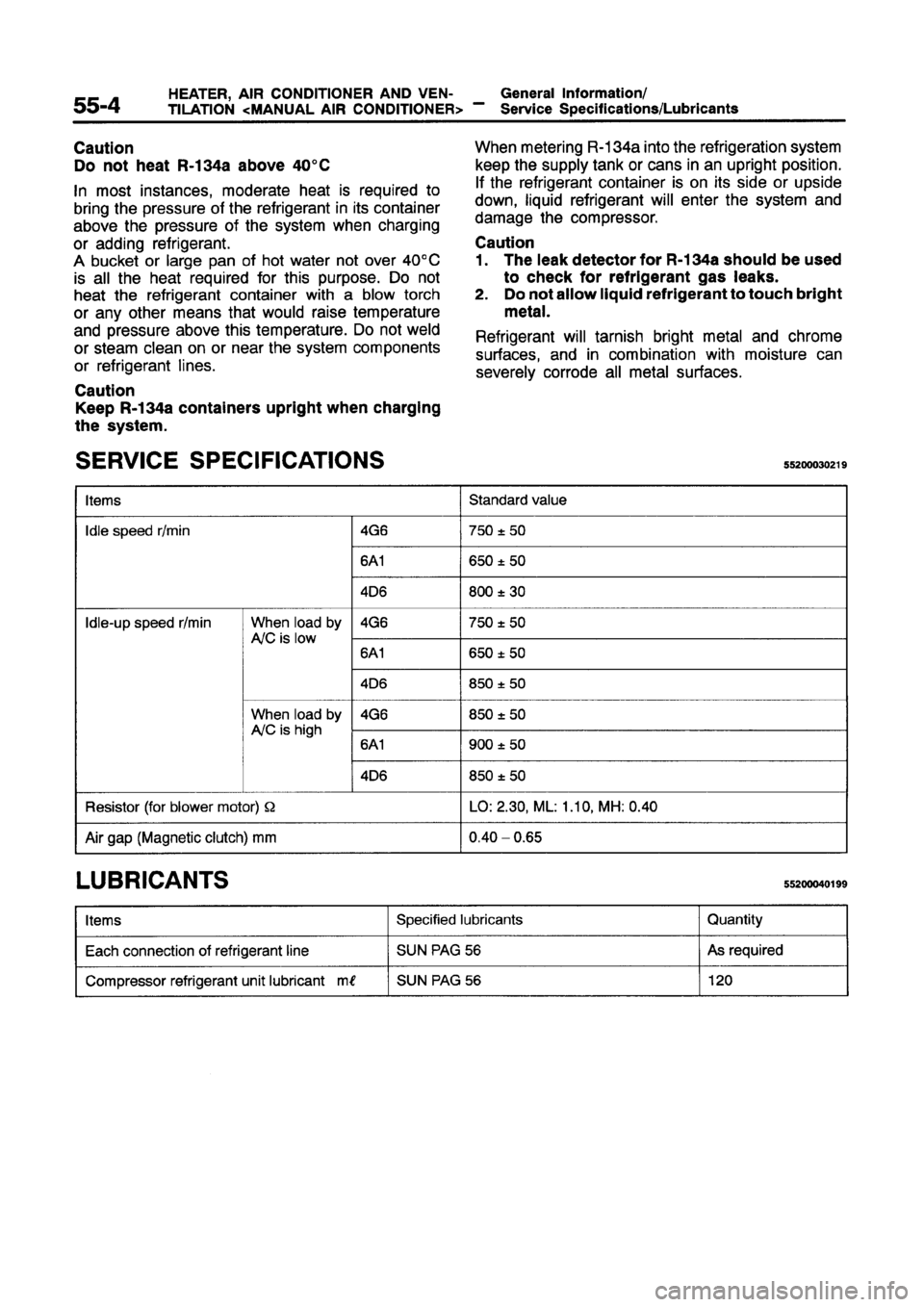 MITSUBISHI GALANT 1997 8.G Workshop Manual MITSUBISHI GALANT 1997 8.G Workshop Manual