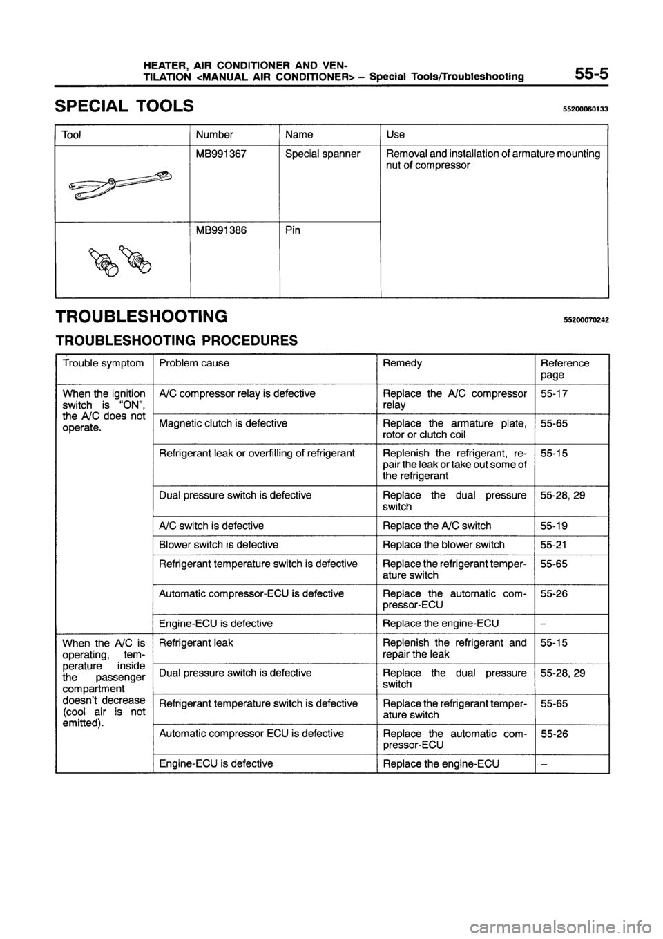 MITSUBISHI GALANT 1997 8.G Workshop Manual MITSUBISHI GALANT 1997 8.G Workshop Manual