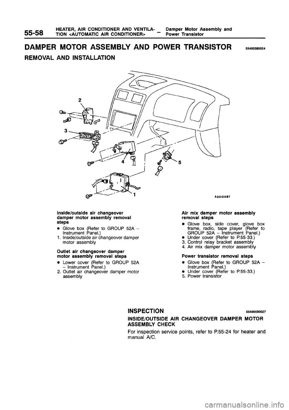 MITSUBISHI GALANT 1997 8.G Workshop Manual MITSUBISHI GALANT 1997 8.G Workshop Manual