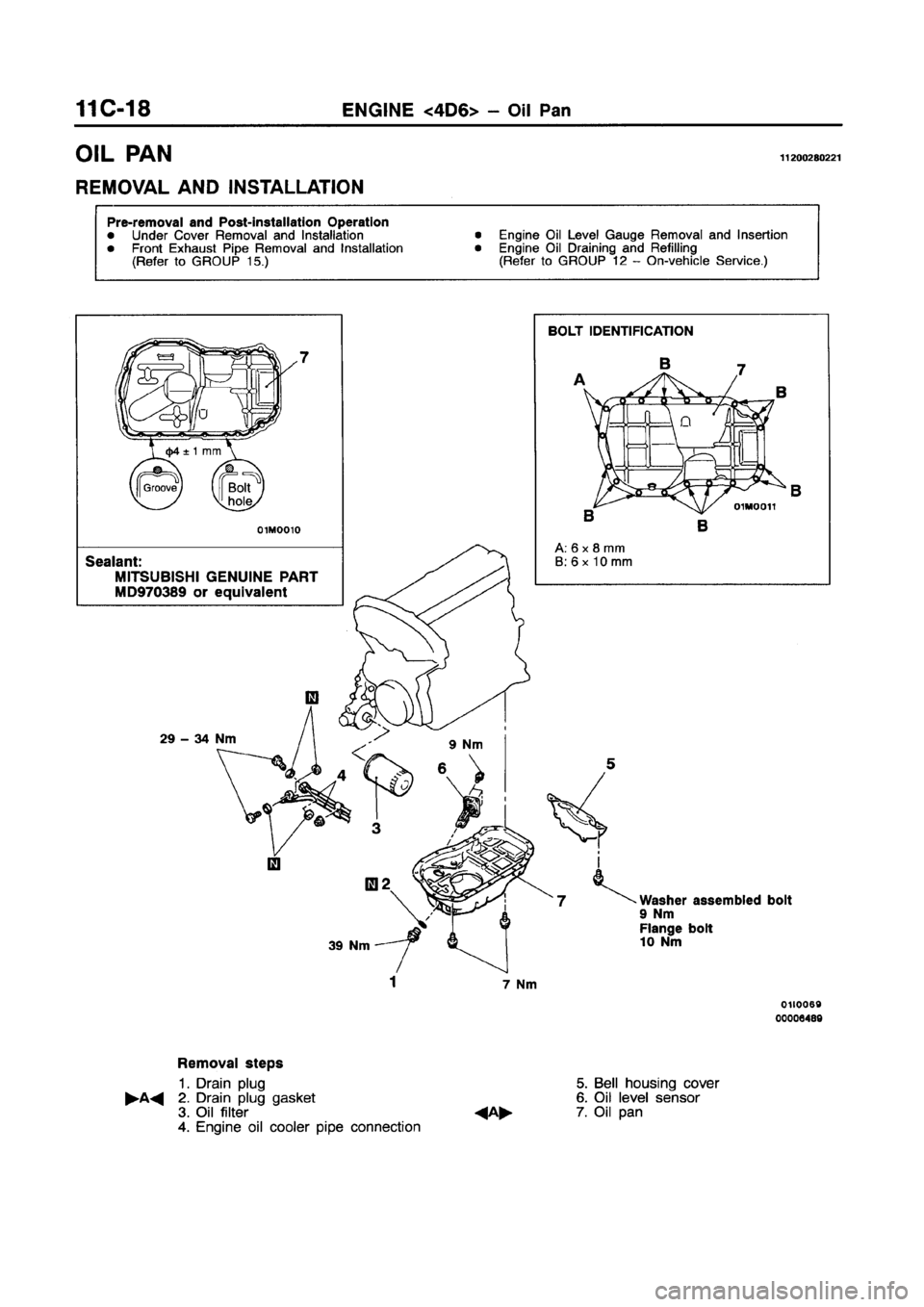 MITSUBISHI GALANT 1997 8.G Workshop Manual MITSUBISHI GALANT 1997 8.G Workshop Manual