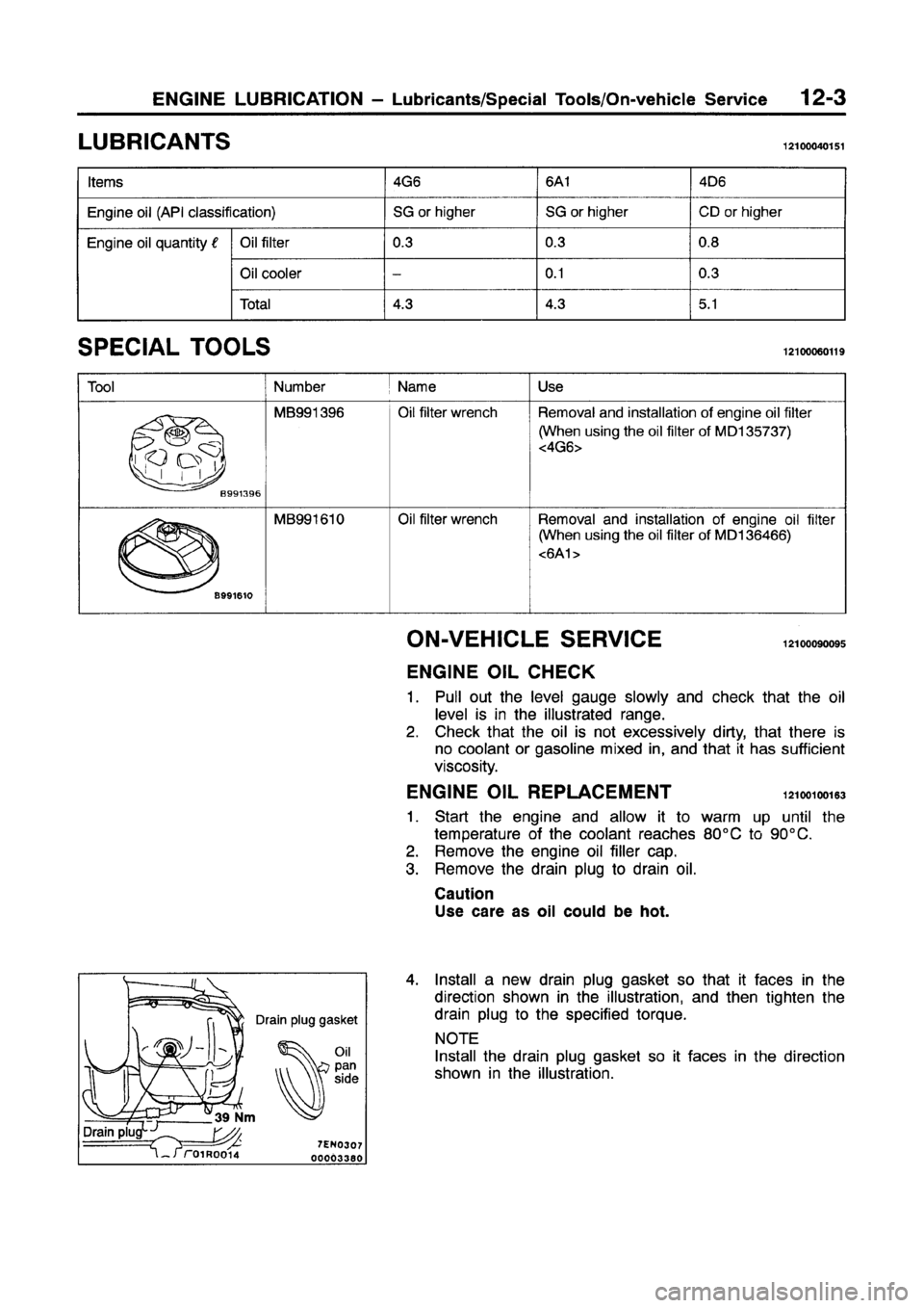 MITSUBISHI GALANT 1997 8.G Workshop Manual MITSUBISHI GALANT 1997 8.G Workshop Manual
