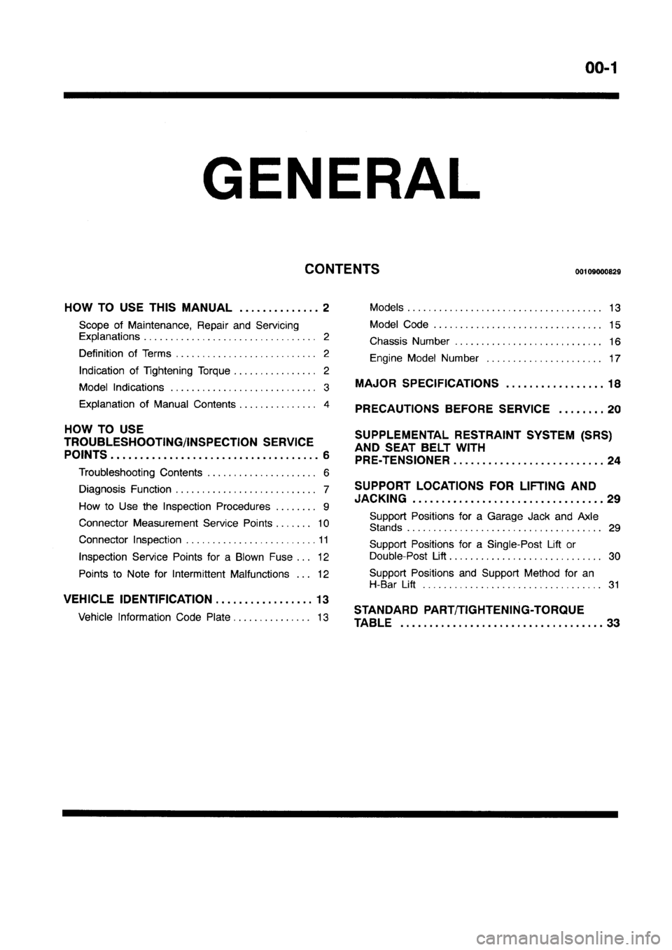 MITSUBISHI GALANT 1997 8.G Workshop Manual MITSUBISHI GALANT 1997 8.G Workshop Manual