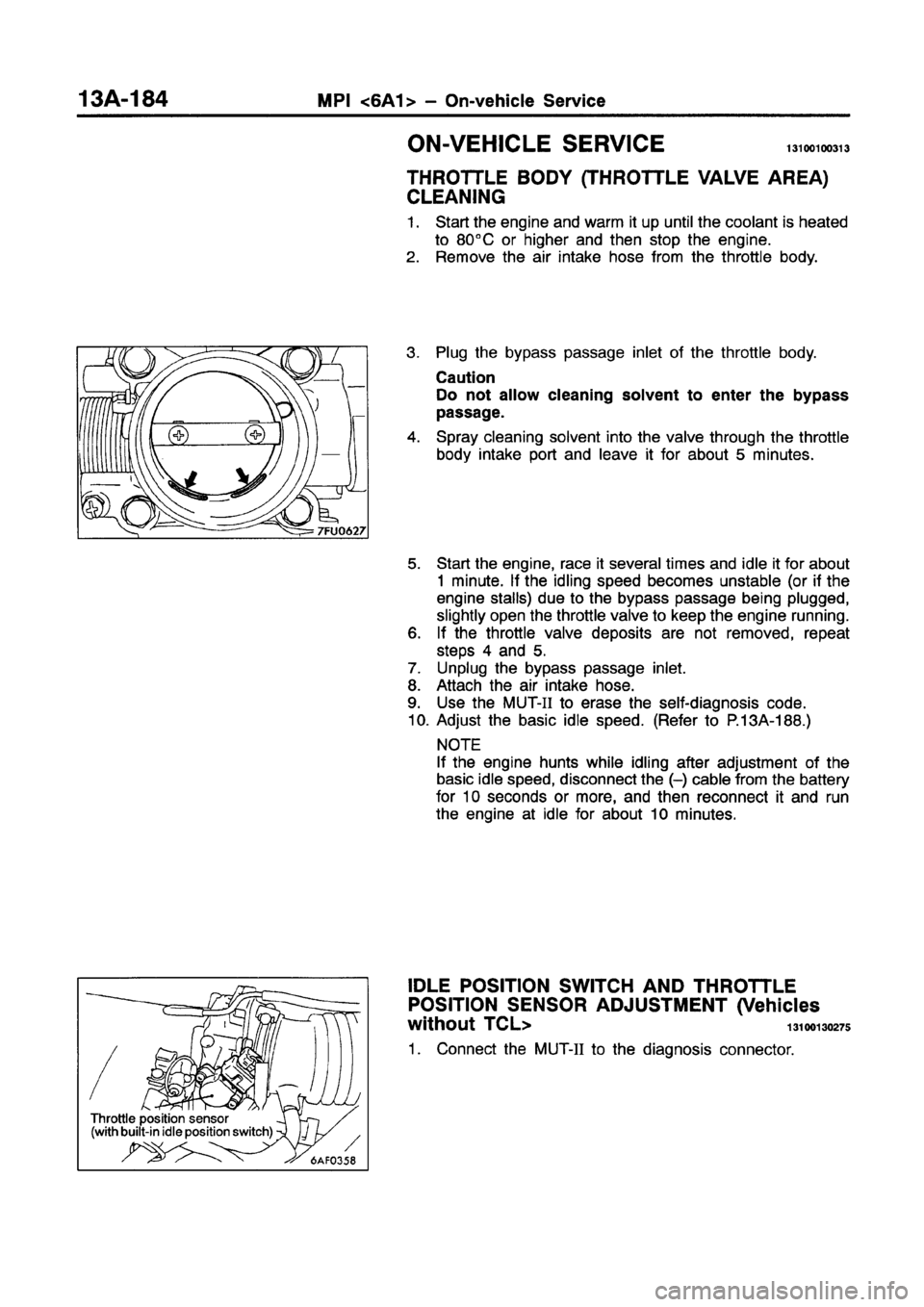 MITSUBISHI GALANT 1997 8.G Workshop Manual MITSUBISHI GALANT 1997 8.G Workshop Manual