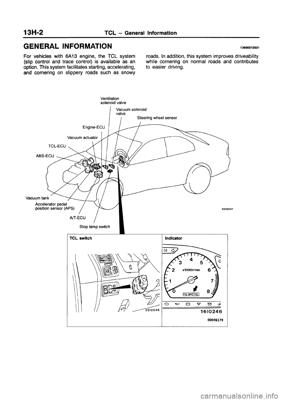 MITSUBISHI GALANT 1997 8.G Workshop Manual 