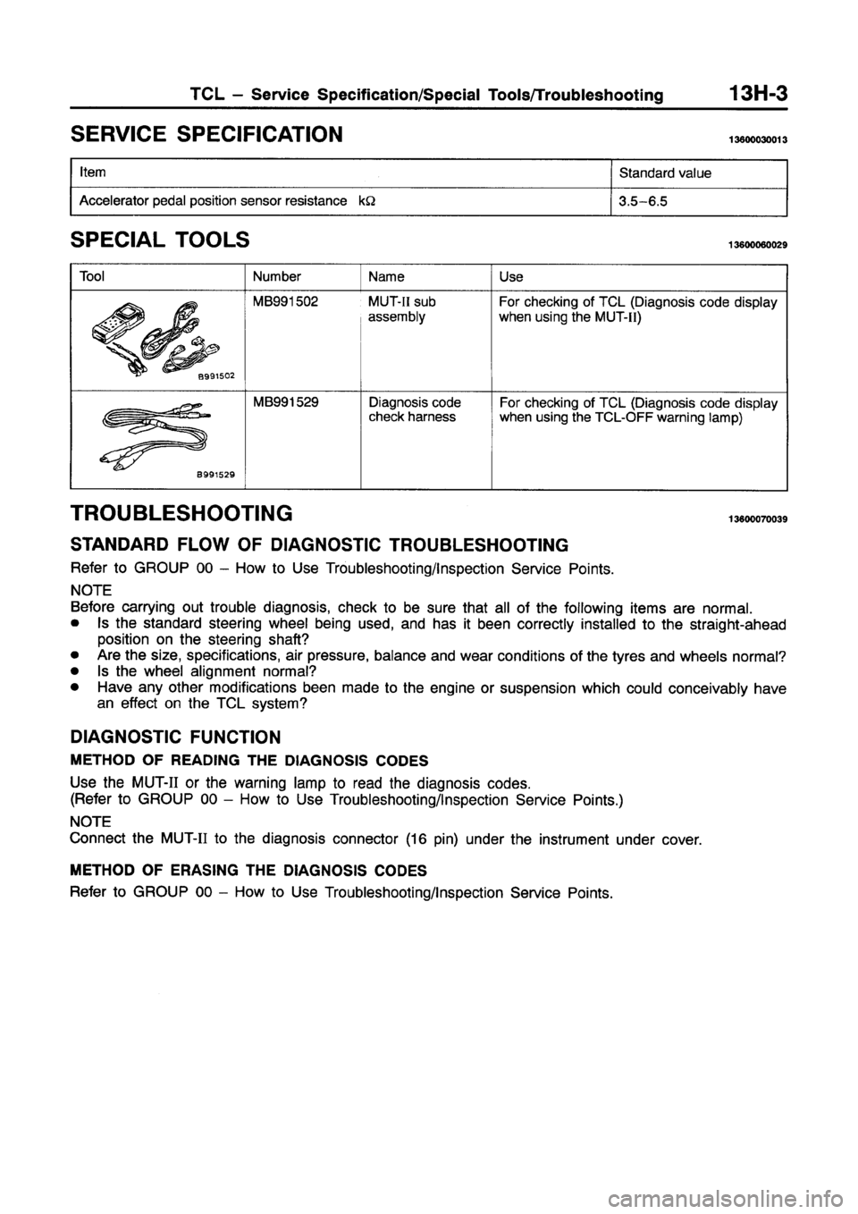 MITSUBISHI GALANT 1997 8.G Workshop Manual 