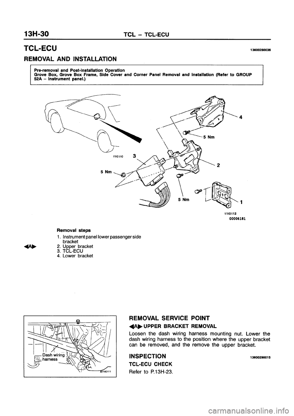 MITSUBISHI GALANT 1997 8.G Workshop Manual MITSUBISHI GALANT 1997 8.G Workshop Manual