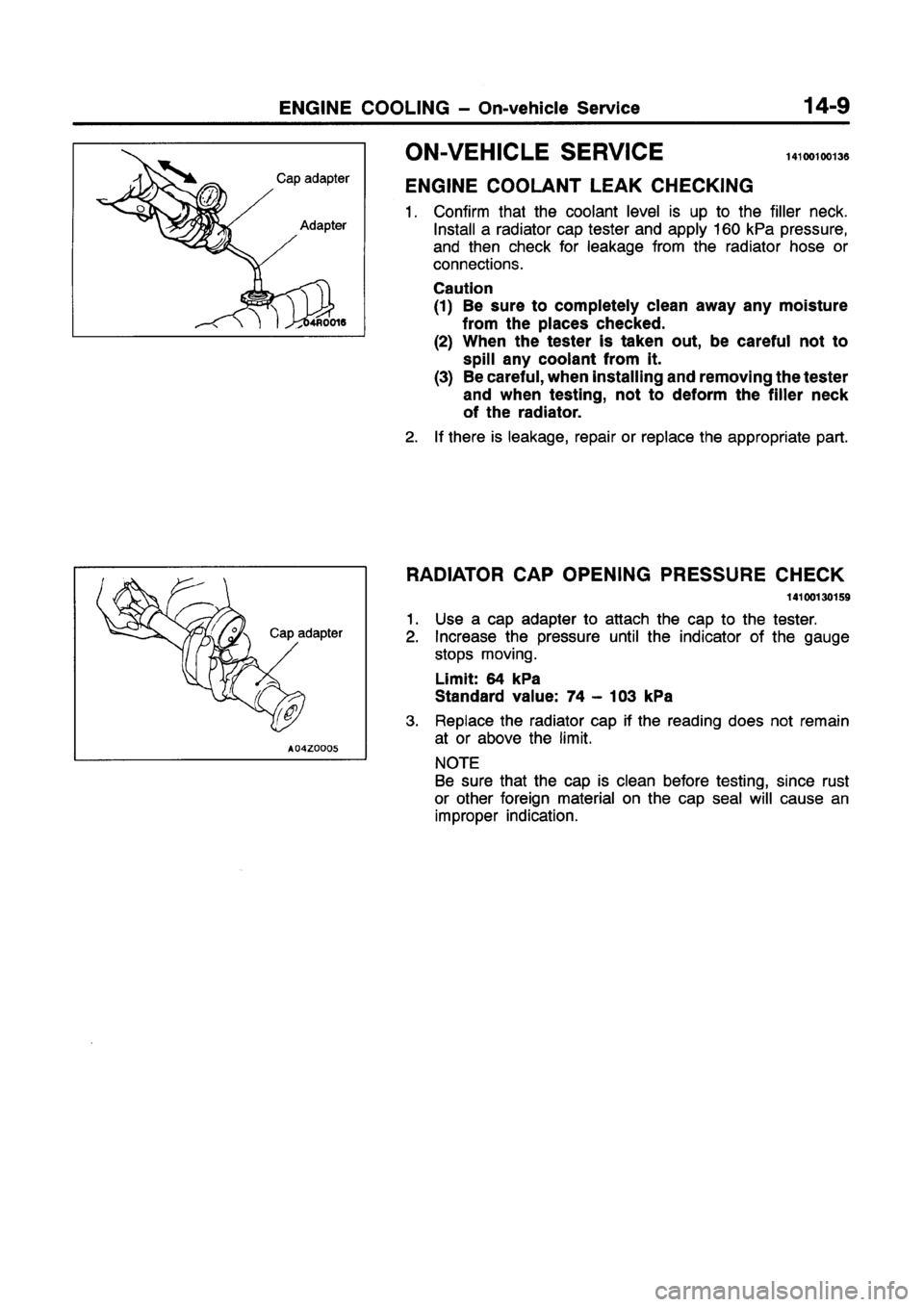 MITSUBISHI GALANT 1997 8.G Workshop Manual 