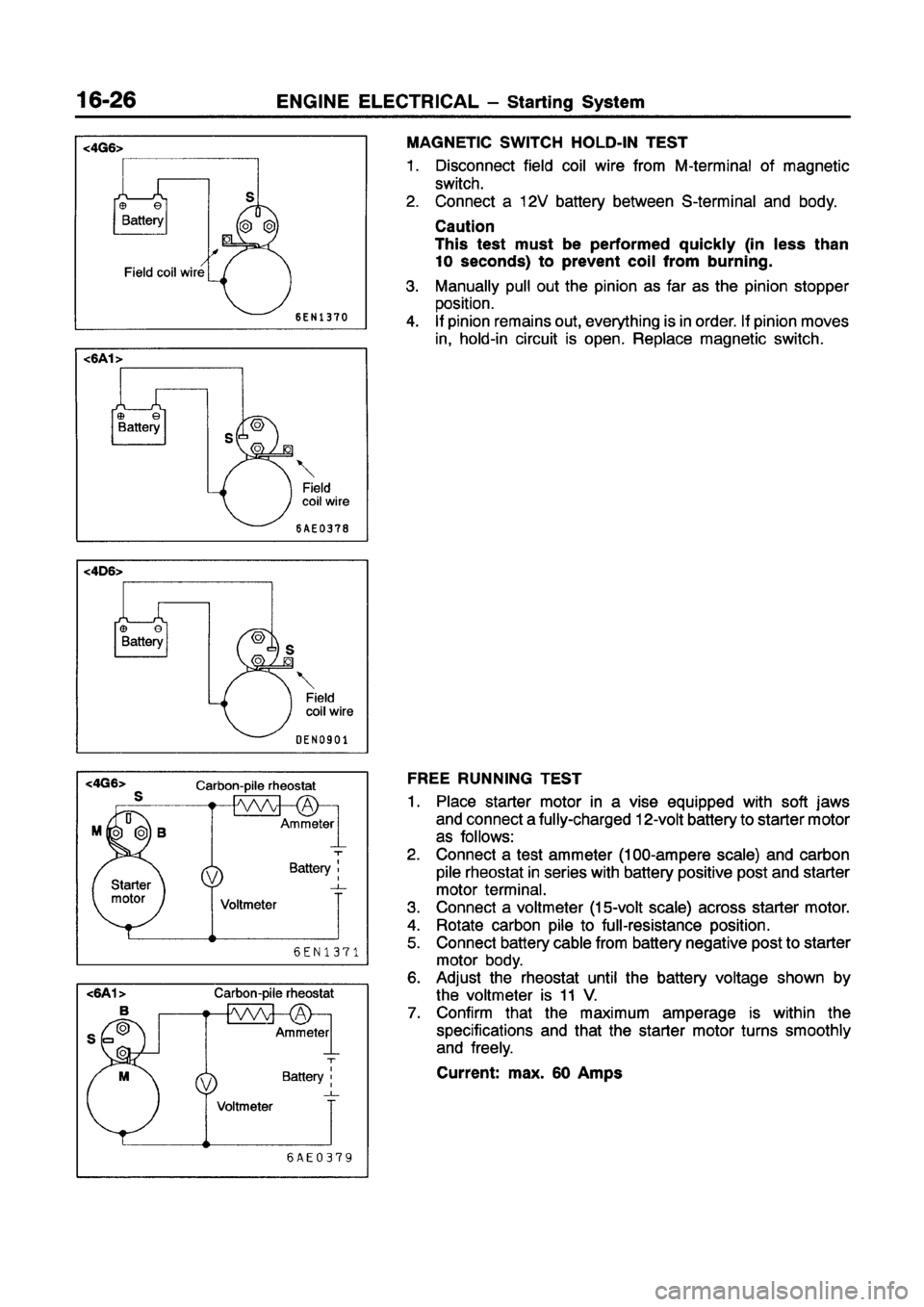MITSUBISHI GALANT 1997 8.G Workshop Manual 